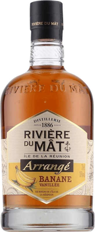 Kostenloser Versand | Rum Rivière Du Mat Arrangé Vanillée Frankreich 70 cl Banana — Banane