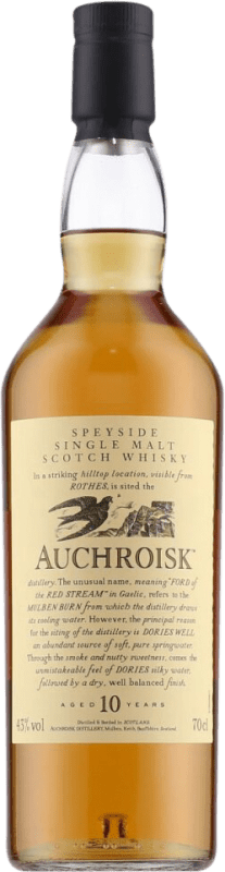 45,95 € | Whiskey Single Malt Auchroisk. Flora & Fauna Schottland Großbritannien 10 Jahre 70 cl