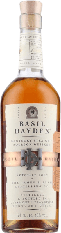 Envio grátis | Whisky Bourbon Basil Hayden Straight Kentucky Estados Unidos 70 cl