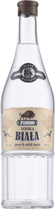 Envio grátis | Vodca Zubr Biala Polônia 70 cl