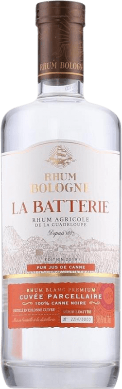 Envoi gratuit | Rhum Bologne. La Batterie Blanc Premium Limited Edition France 70 cl