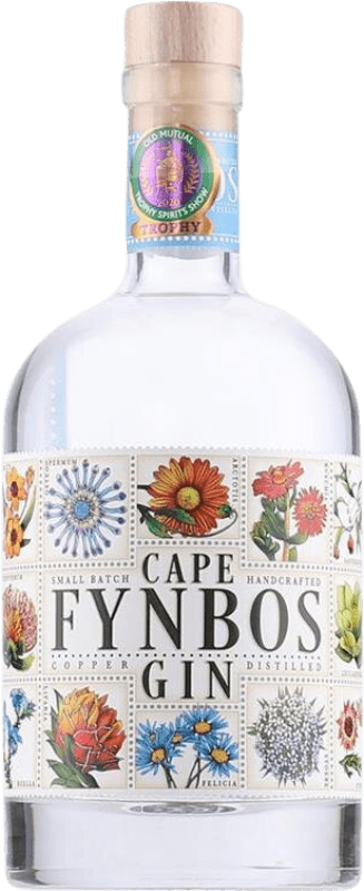 Envio grátis | Gin Cape Fynbos. Gin África do Sul Garrafa Medium 50 cl