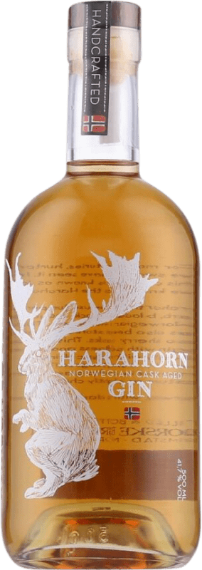 49,95 € Envio grátis | Genever Gin Harahorn Cask Aged Gin Garrafa Medium 50 cl
