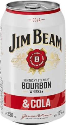 Refrescos e Mixers Caixa de 24 unidades Jim Beam Cola Lata 33 cl