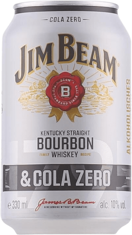 5,95 € Spedizione Gratuita | Bibite e Mixer Jim Beam Cola Lattina 33 cl