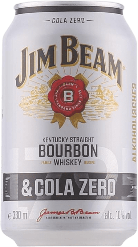 5,95 € Бесплатная доставка | Напитки и миксеры Jim Beam Cola Банка 33 cl