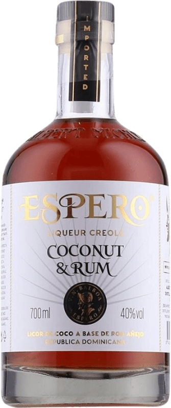 Envio grátis | Licores Espero Reino Unido 70 cl Coconut — Coco, Creole — Crioulo, Rum