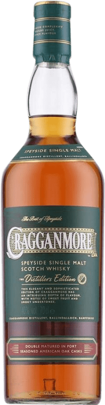 Envío gratis | Whisky Single Malt Cragganmore Distillers Edición Limitada Escocia Reino Unido 12 Años 70 cl
