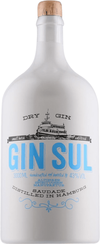 349,95 € | Gin Sul Dry Gin Deutschland Spezielle Flasche 3 L