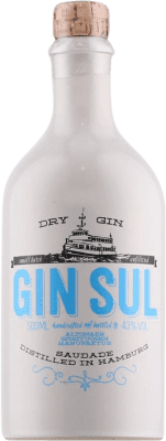 Бесплатная доставка | Джин Gin Sul Dry Gin Германия бутылка Medium 50 cl