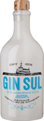 Spedizione Gratuita | Gin Sul Dry Gin Germania Bottiglia Medium 50 cl