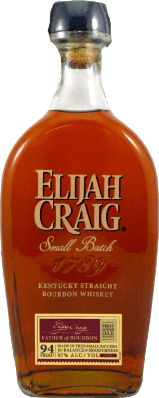 免费送货 | 波本威士忌 Elijah Craig Small Batch — 小批量 美国 70 cl