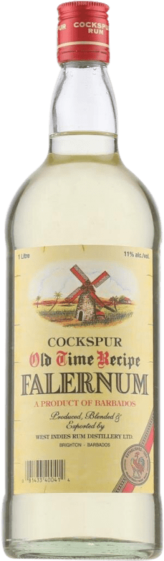 Envoi gratuit | Rhum Cockspur Falernum Old Time Recipe Barbade 1 L