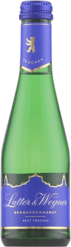 Envio grátis | Espumante branco Lutter & Wegner Gendarmenmarkt Sekt Seco Alemanha Garrafa Pequena 20 cl