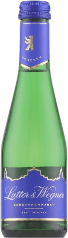 Envío gratis | Espumoso Blanco Lutter & Wegner Gendarmenmarkt Trocken — Seco Alemania Botellín 20 cl Envío gratis | Espumoso Blanco Lutter & Wegner Gendarmenmarkt Trocken — Seco Alemania Botellín 20 cl