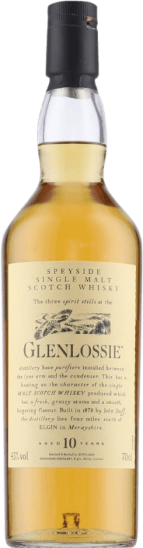 Envoi gratuit | Single Malt Whisky Glenlossie. Flora & Fauna Edition Ecosse Royaume-Uni 10 Ans 70 cl