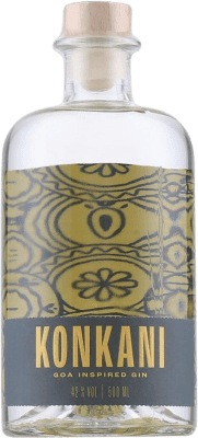 Spedizione Gratuita | Genever Gin Konkani Goa Inspired Germania Bottiglia Medium 50 cl