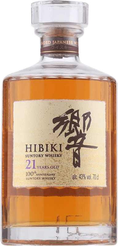 4 725,95 € Бесплатная доставка | Купажированный виски Suntory Hibiki 100th Anniversary Limited Edition 21 Лет
