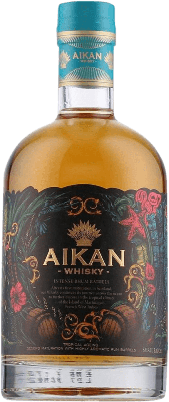 Kostenloser Versand | Whiskey Blended Aikan Intense Barrels Frankreich 70 cl