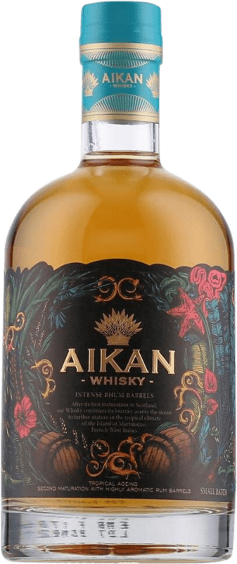 Бесплатная доставка | Купажированный виски Aikan Intense Barrels Франция 70 cl