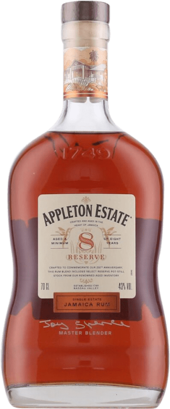 Envoi gratuit | Rhum Appleton Estate Jamaica Jamaïque 8 Ans 70 cl