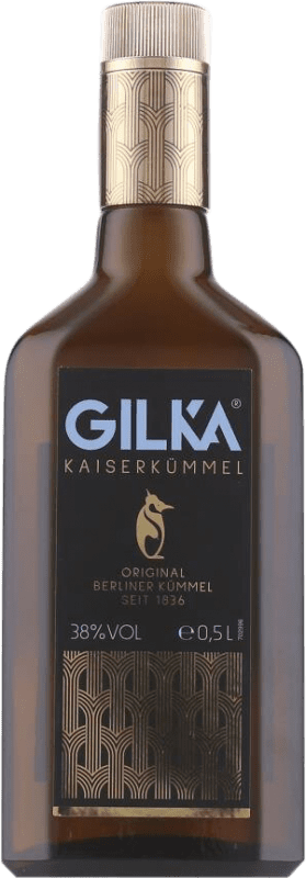 Envio grátis | Licores Gilka Kaiserkümmel Bio Alemanha Garrafa Medium 50 cl