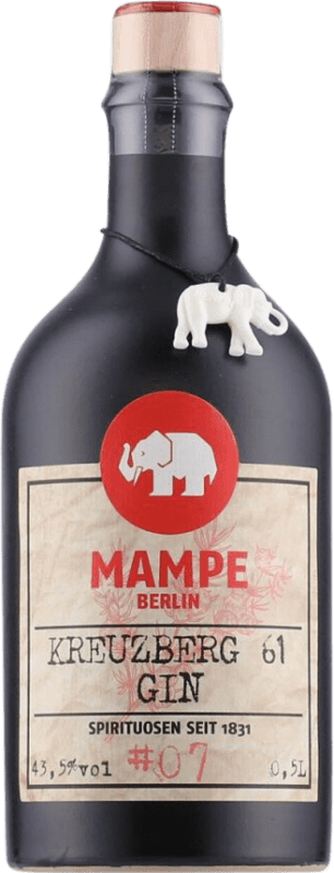 52,95 € Spedizione Gratuita | Genever Gin Mampe Berlin Kreuzberg 61 Bottiglia Medium 50 cl