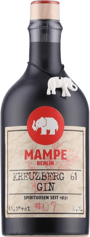 Envío gratis | Ginebra Mampe Berlin Kreuzberg 61 Gin Alemania Botella Medium 50 cl