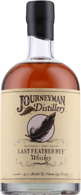 Free Shipping | Whisky Blended Journeyman Last Feather Rye United States Medium Bottle 50 cl