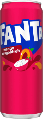 Boissons et Mixers Fanta Mango Drangonfruit Boîte 33 cl