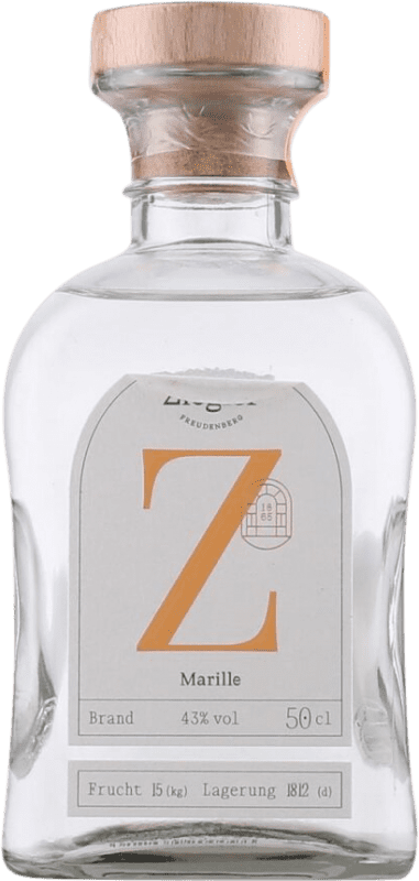 Envio grátis | Aguardente Orujo Ziegler Marille Alemanha Garrafa Medium 50 cl