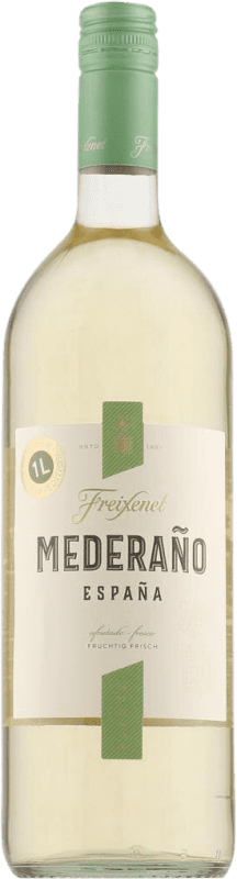 Envío gratis | Vino Blanco Freixenet Mederaño Semiseco Edición Limitada I.G.P. Vino de la Tierra de Castilla Castilla la Mancha España 1 L