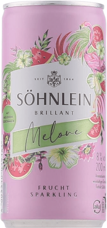 1,95 € Free Shipping | White Sparkling Wine Söhnlein Brillant Melone Can 20 cl