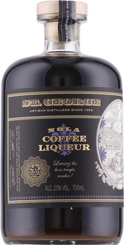 Free Shipping | Spirits St. George Nola Coffee United States 70 cl