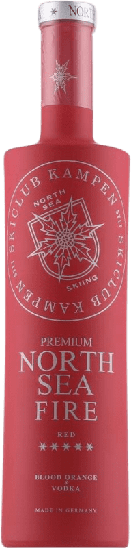 15,95 € Envio grátis | Vodka Skiclub Kampen North Sea Fire Red — Edição Vermelha Orange — Laranja