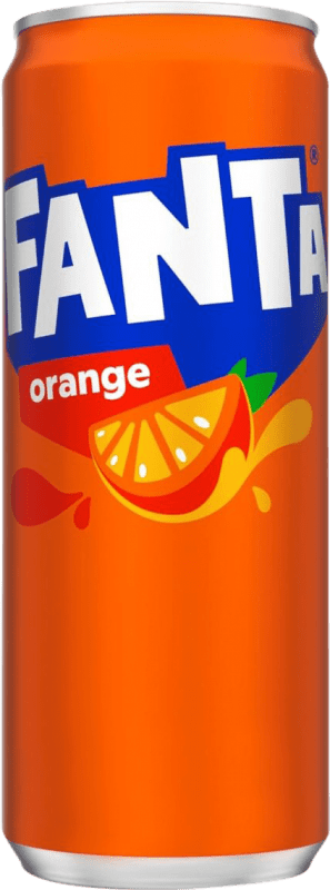 Envio grátis | Refrescos e Mixers Fanta Orange Alemanha Lata 33 cl