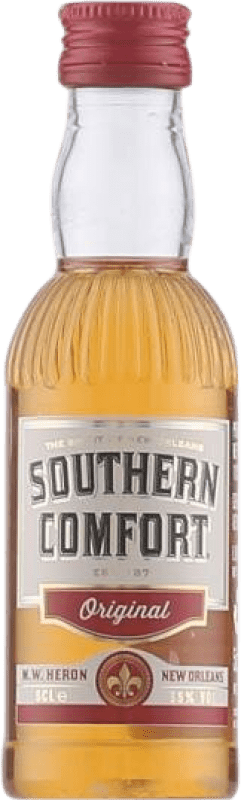 Envio grátis | Licores Southern Comfort Original Estados Unidos Garrafinha Miniatura 5 cl Whisky