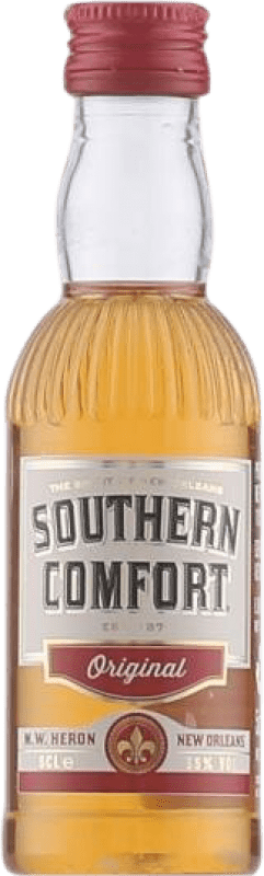 Envio grátis | Licores Southern Comfort Original Whisky Estados Unidos Garrafa Miniatura 5 cl