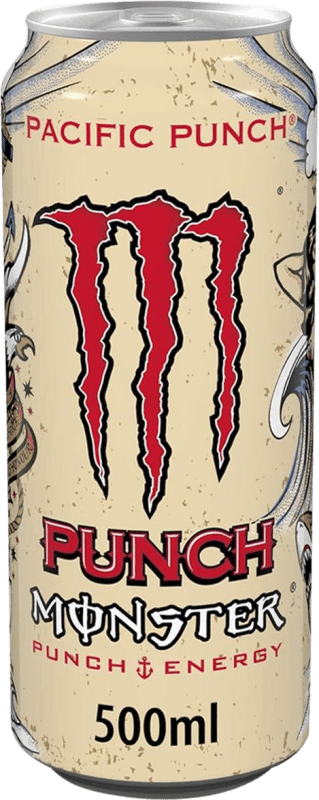 免费送货 | 饮料和搅拌机 Monster Energy Pacific Punch 爱尔兰 瓶子 Medium 50 cl