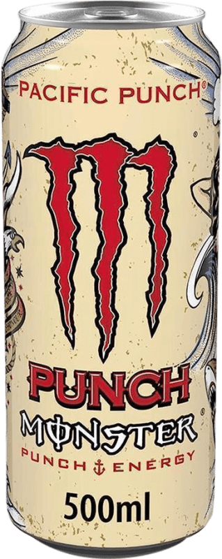 18,95 € | Коробка из 12 единиц Энергетический напиток Monster Energy Pacific Punch Ирландия Средняя бутылка 50 cl