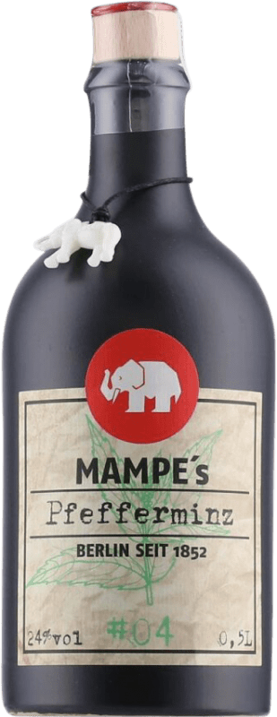 Envio grátis | Licores Mampe Berlin Pfefferminz Alemanha Garrafa Medium 50 cl