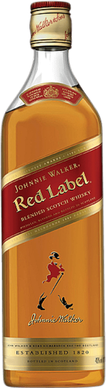 16,95 € Spedizione Gratuita | Whisky Blended Johnnie Walker Red — Edizione Rossa Bottiglietta Terzo 35 cl