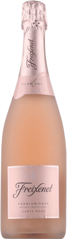8,95 € | Rosé mousseux Freixenet Rosé Carta Rosado Catalogne Espagne Grenache, Monastrell, Trepat 75 cl
