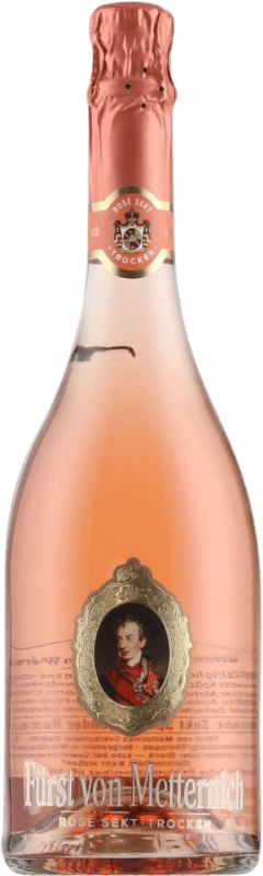 10,95 € | 玫瑰气泡酒 Fürst von Metternich Rosé Sekt 干 德国 75 cl