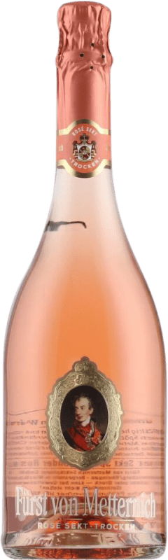 17,95 € 免费送货 | 桃红起泡酒 Fürst von Metternich Trocken — 干型 Rosé — 桃红葡萄酒