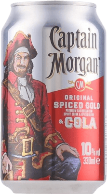 Bibite e Mixer Captain Morgan Rum & Cola Lattina 33 cl