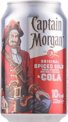 26,95 € Kostenloser Versand | 12 Einheiten Box Getränke und Mixer Captain Morgan Rum & Cola Alu-Dose 33 cl