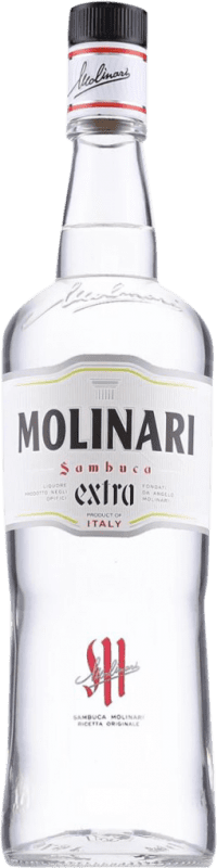 Envio grátis | Licores Molinari Sambuca Extra Lácio Itália 1 L