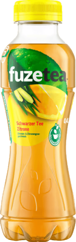 送料無料 | 飲み物とミキサー Fuze Tea Schwarzer Tee Zitrone & Zitronengras ドイツ ハーフボトル 37 cl