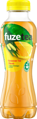 免费送货 | 盒装12个 碳酸饮料 Fuze Tea 德国 半瓶装 37 cl Schwarzer Tee — 红茶, Zitrone — 柠檬